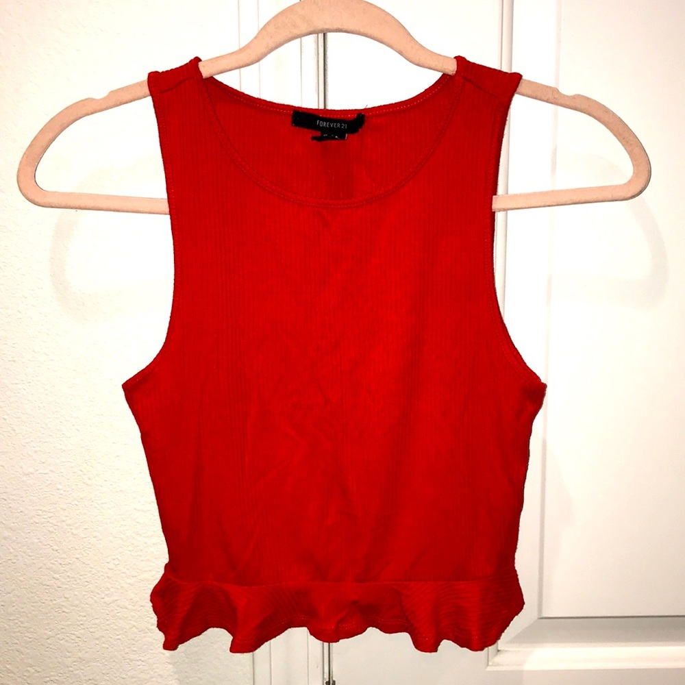 Bright red crop!